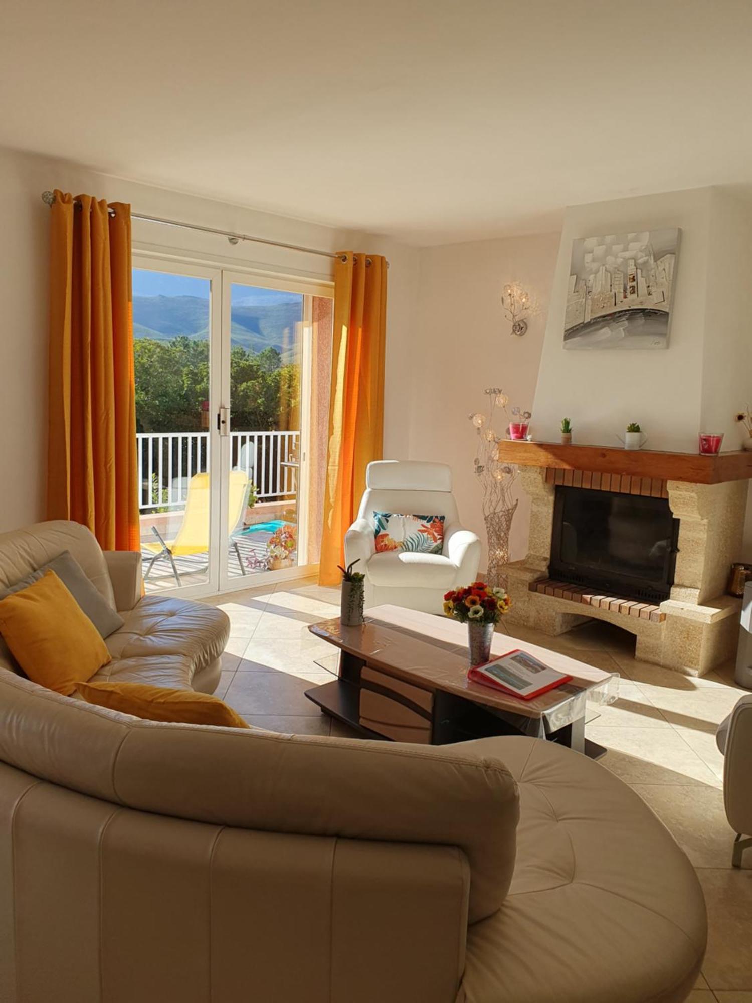 Cap Corse Villa Vue Mer Et Montagne Pietracorbara Eksteriør bilde